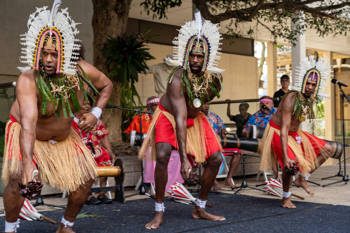 Torres Strait Islander culture dancing